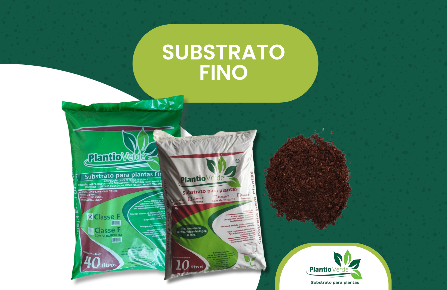 Substrato fino 10lt 40lt