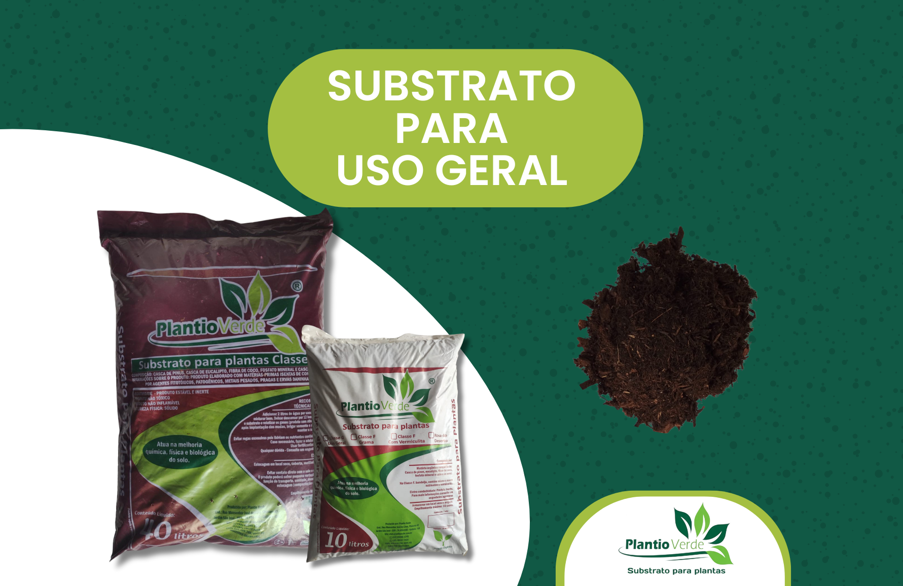 Substrato para plantas uso geral 10 e 40