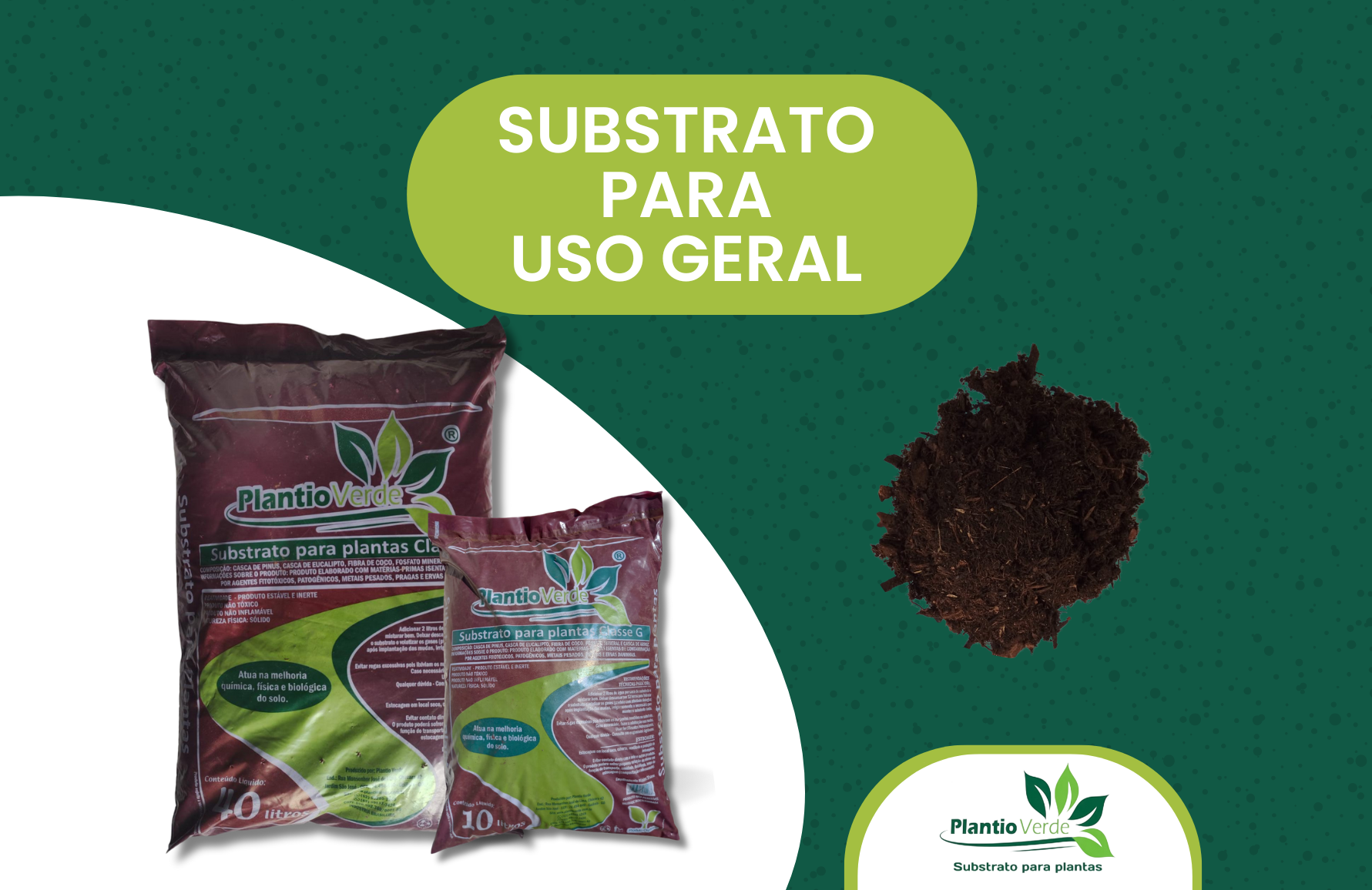 Substrato para uso geral 10 e 40